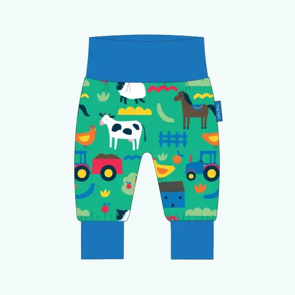 Toby Tiger Organic Hillside Print Yoga Pants - Yoga Pants