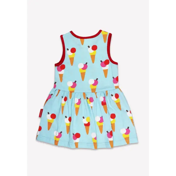 Toby Tiger Organic Ice Cream Cone Print Dress - Dresses