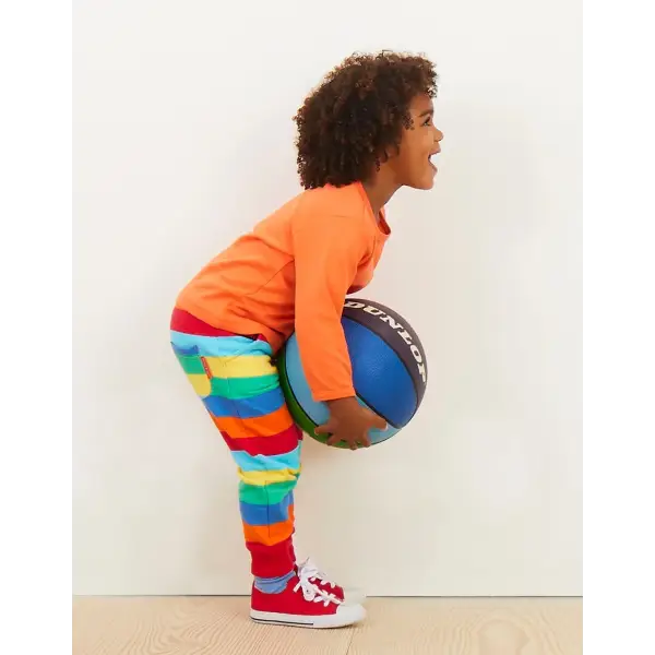Toby Tiger Organic Multi Stripe Joggers - Joggers