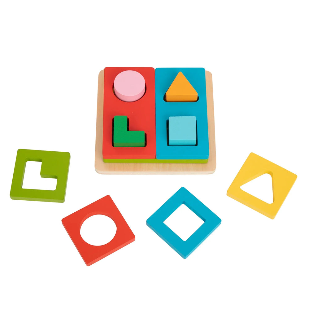 Tooky Toy Wooden Stacking Multi Shape Sorter view 6