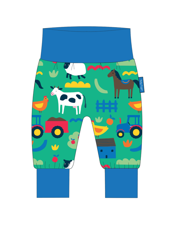 Toby Tiger Organic Hillside Print Yoga Pants Toby Tiger Yoga Pants