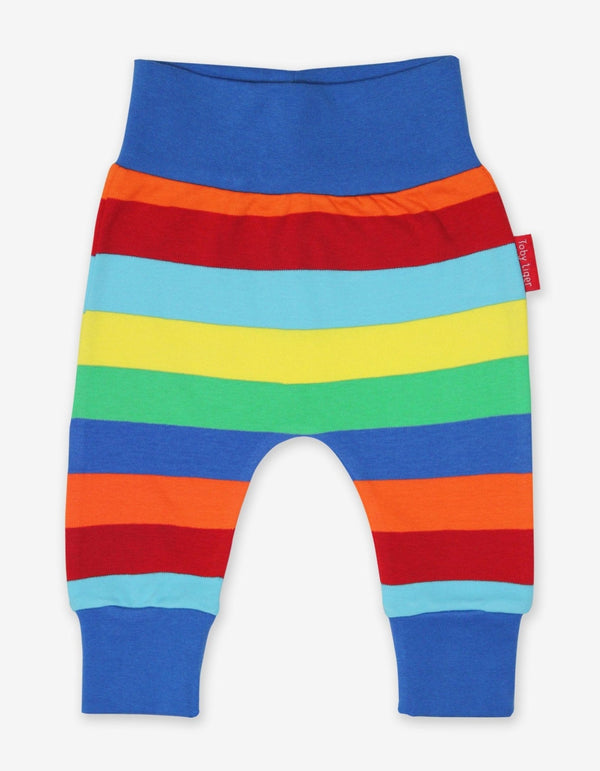Toby Tiger Organic Multi Stripe Yoga Pants Toby Tiger Yoga Pants