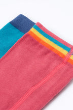 Frugi Norah 2pk Tights - Hotchpotch/Rose - Baby goes Retro