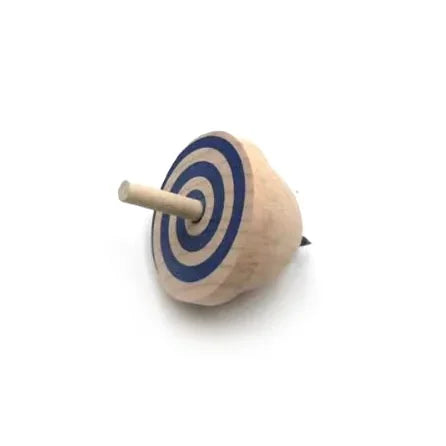 Wooden Drawing Spinning Top view 2