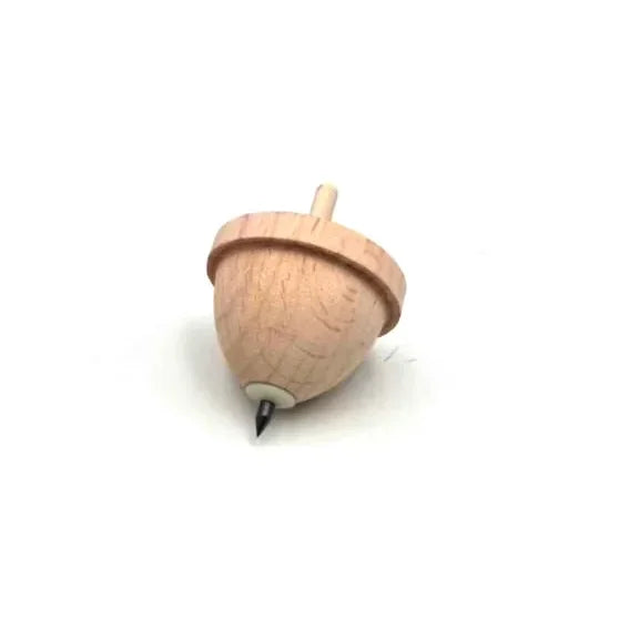 Wooden Drawing Spinning Top view 3