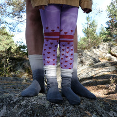 Lillster Jippie Socks - Silver Dip Dye