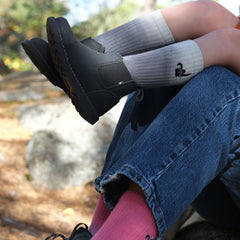 Lillster Jippie Socks - Silver Dip Dye
