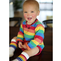 10" Baby/toddler Rainbow Striped Tubes - 1  by Pride Socks, socks, Pride Socks, Baby goes Retro - Baby goes Retro