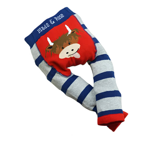 Blade & Rose Footless Tights - Highland Cow