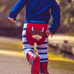 Blade & Rose Footless Tights - Highland Cow