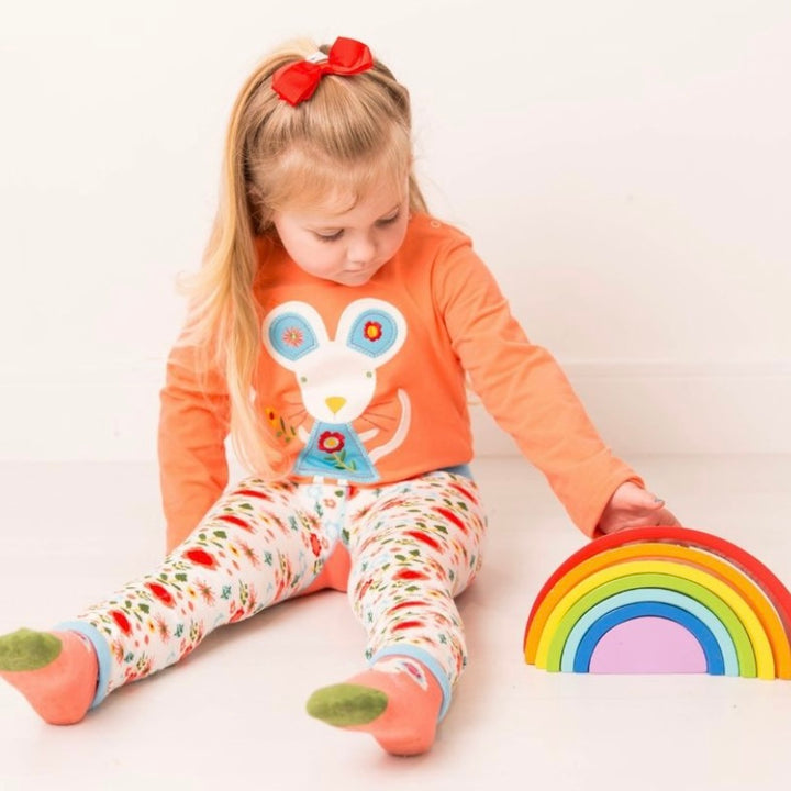 Blade & Rose Footless Tights - Maura The Mouse - Baby goes Retro
