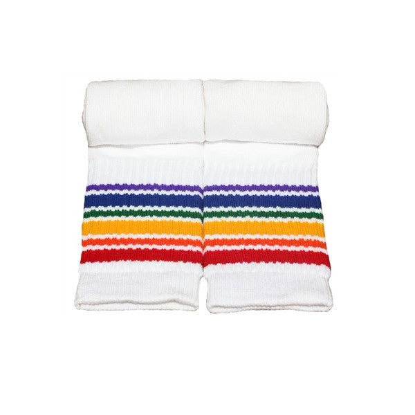 10" Toddler Rainbow Striped Tubes by Pride Socks Pride Socks Socks
