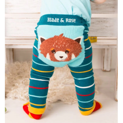 PRE-ORDER Blade & Rose Footless Tights - Chip the red panda