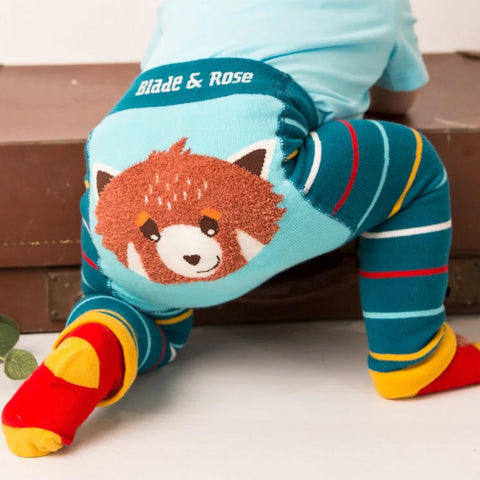 Blade & Rose Footless Tights - Chip the red panda